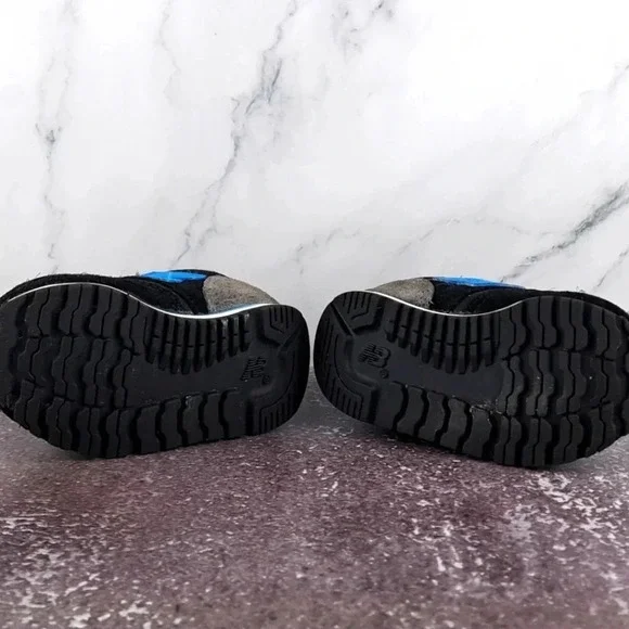 New Balance Infant/Baby Sneakers - Navy/Royal Blue/Grey/White sz 3 - Picture 5 of 7